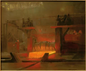 Workers in the Rolling Mill
