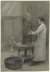Sculptor and His Sculpture