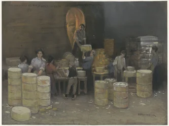Loading Pottery into the Kiln at De Sphinx in Maastricht