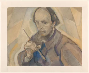 Self-Portrait with Brush