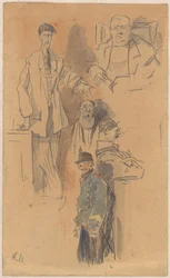 Portrait of Jan Hamdorf and W. van der Pluym