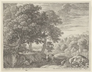 Holy Family with Donkey and Cherubs (Flight into Egypt)