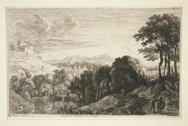 Landscape with Sunset, from the Series Hill Landscapes