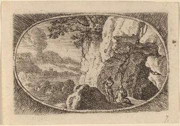 Man and Woman at the Mouth of a Cave