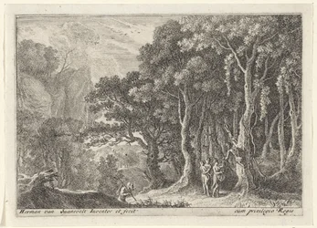 Satyr Collecting Fruit (series title: Landscapes with Satyrs)