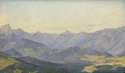Mountain Valley in Oberbayern, 1829