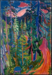 Forest Landscape near Davos