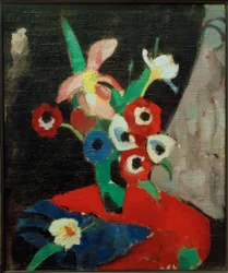 Flower Still Life on a Black Ground II