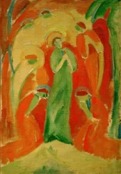 Saints Adored by Angels