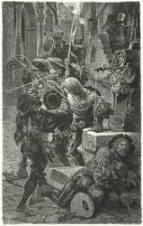 Clash Between Students and Landsknechts in Erfurt, 1510