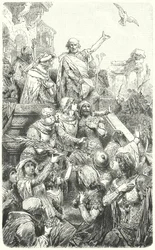 Cola di Rienzo Gives the People of Rome a New Constitution, 1347