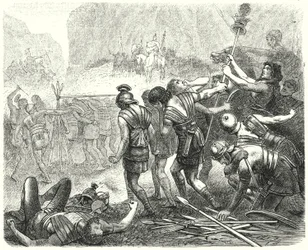 Humiliation of the Roman Army by the Samnites at the Caudine Forks, 321 BC
