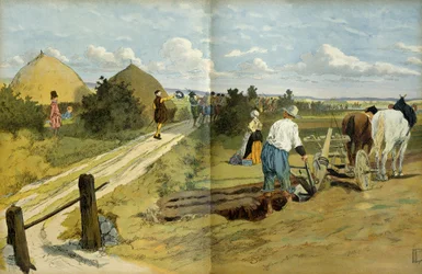 Peasants Saw the Passage of Marauders and Looters Captured by the Regal Army of Henry IV
