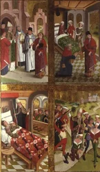 Scenes from the Life of St. Nicholas from the Inner Section of the Left Exterior Wing of the Former Main Altar in St. Nicholas