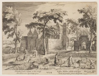 Nyenroy - Spring, from The Seasons, View of Castles in the Vicinity of Amsterdam