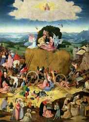 The Haywain: central panel of the triptych