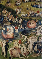 The Garden of Delights. Detail of the central part of the triptych