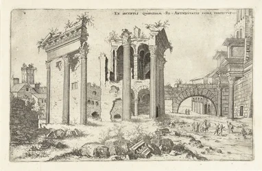 View of the Forum of Nerva