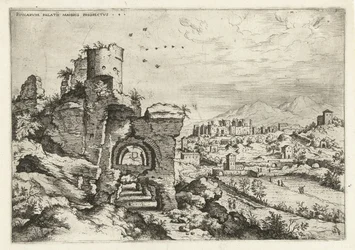 View of the Palatine on the Baths of Caracalla