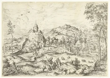 Mercury and Argus (series title: Landscapes with biblical and mythological scenes)