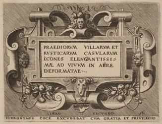 Title Page for Praediorum Villarum