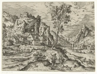 Tobias and the angel (Landscapes with biblical and mythological scenes)