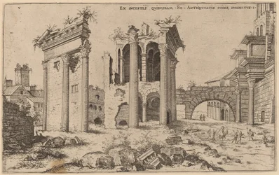 View of the Forum of Nerva