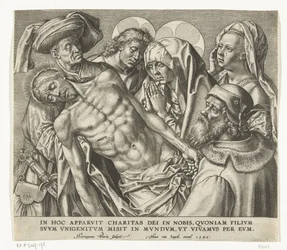 The Body of the Dead Christ Being Carried