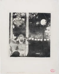 Mlle Bécat at the Café des Ambassadeurs