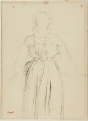 Study for a Portrait of Marguerite de Gas