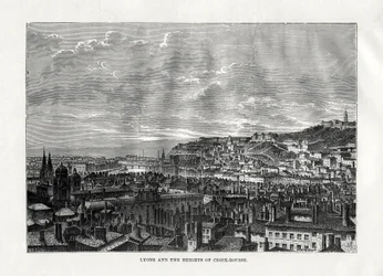 Lyon and the Heights of Croix-Rousse, France