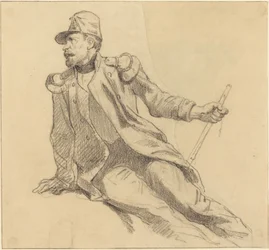 A Seated Soldier