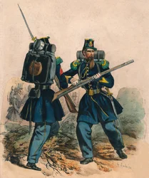 Chasseurs A Pied, mid-late 19th century