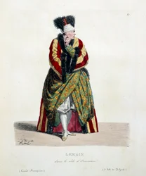 Henri Louis Cain in the Role of Orosmane in Voltaire