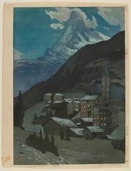 Matterhorn - Night, Taisho era