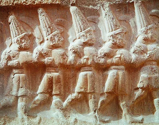 Procession of the Armed Gods (detail)