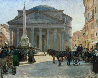 From Pantheon Square in Rome