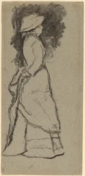 Standing Woman in Profile
