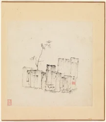 Miscellaneous Studies, one leaf dated 1619