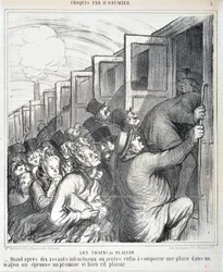 Artwork by Honore Daumier. Series 