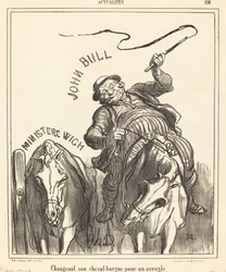 Exchanging His One-Eyed Horse for a Blind One