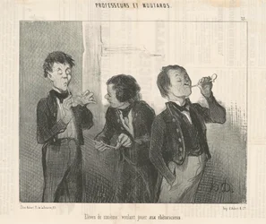 Élèves de sixième voulant jouer aux rhétoriciens