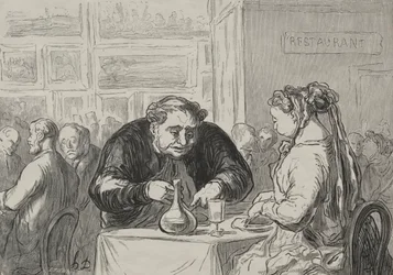 Fine Arts Exhibition: At the Buffet, Love of Art and the Cutlet