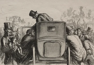 Exposition Universelle: The Foreigner Finds All Facilities to Return to His Hotel