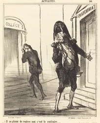 He Complains of Returning...