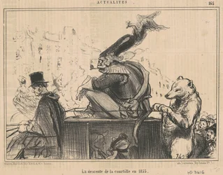 The Descent of the Courtille in 1855