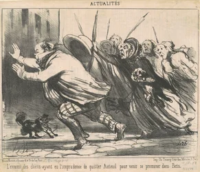 The enemy of dogs having had the imprudence ...