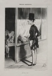 Parisian Emotions, Plate 3: I Have Three Sous!