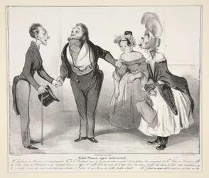 Robert-Macaire Matrimonial Agent, Plate 16 from the Series Caricaturana, from the Album Les Robert Macaires