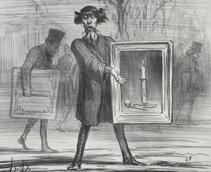 The Exhibition of 1859 Plate 1: They Have Refused This, the Ignoramuses!